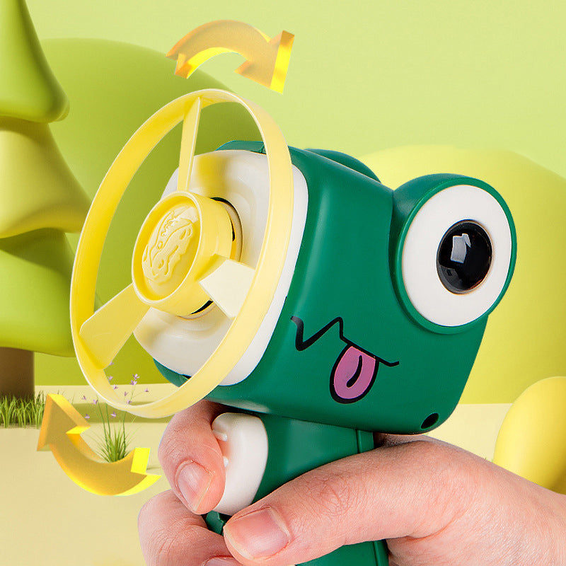 Skanto | Luminous Flying Saucer Dinosaur Gyroscope