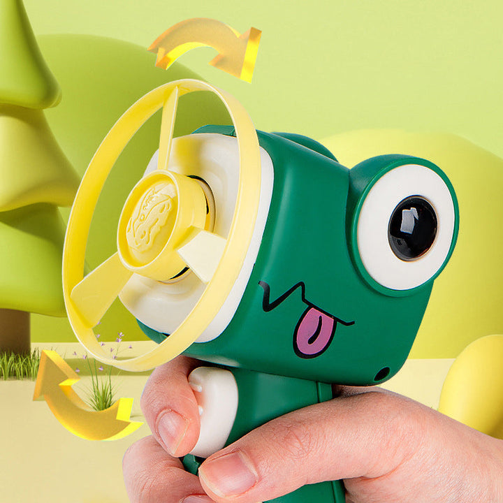 Skanto | Luminous Flying Saucer Dinosaur Gyroscope