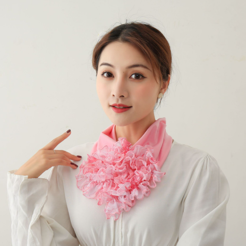 Skanto | Fashion Blonde Skjerf Blomst Krage