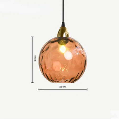 Skanto | Spherical Glass Pendant Light