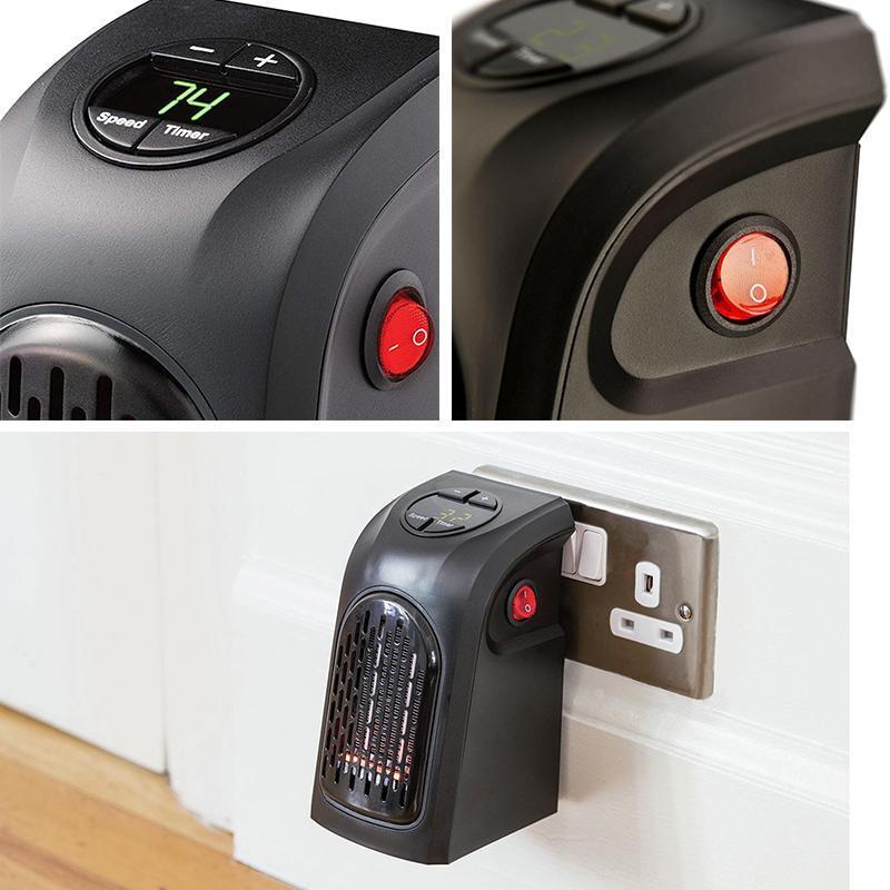 Bærbar varmeovn for kontor og hjem | Skanto