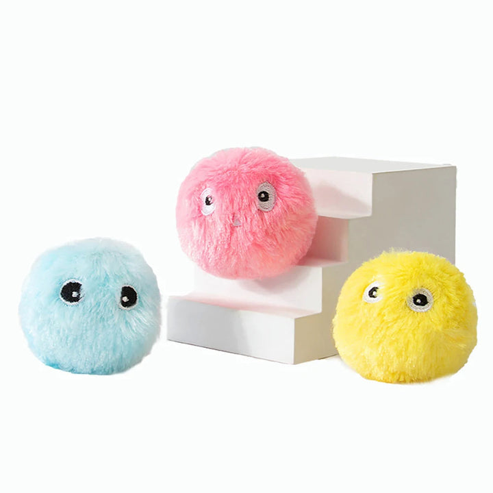 Interaktive katteplush-boller med dyrelyder Skanto