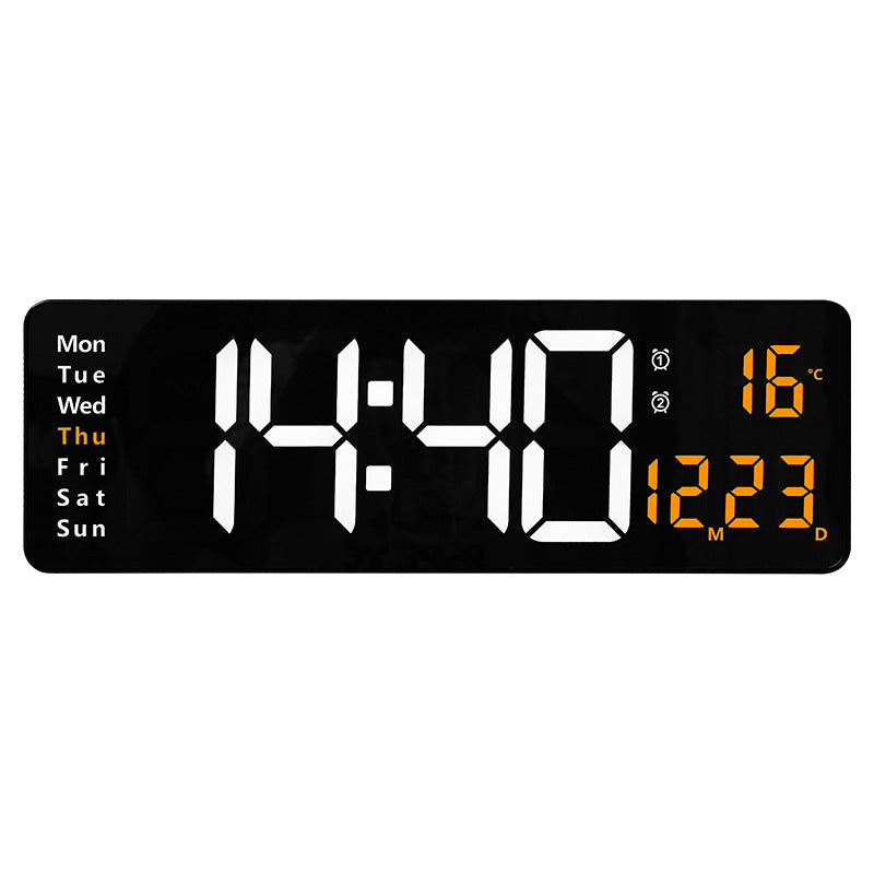 Skanto | Nordisk Digital Klokke 16 Tommers Skjerm