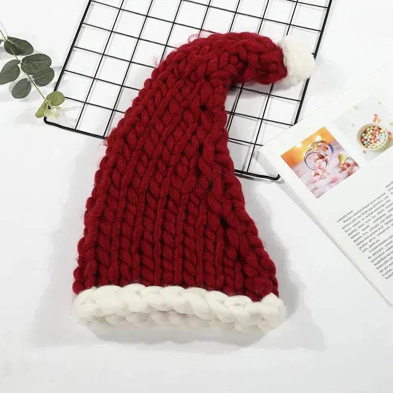 Skanto | Juleplys hette med pompon Søt vinterhette for kvinner menn barn