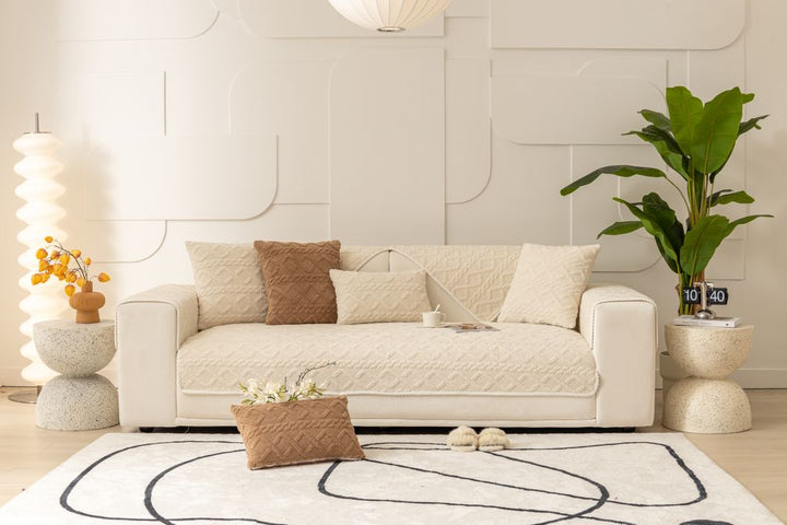 Skanto | Klassisk Ett-stykke Sofa Trekk