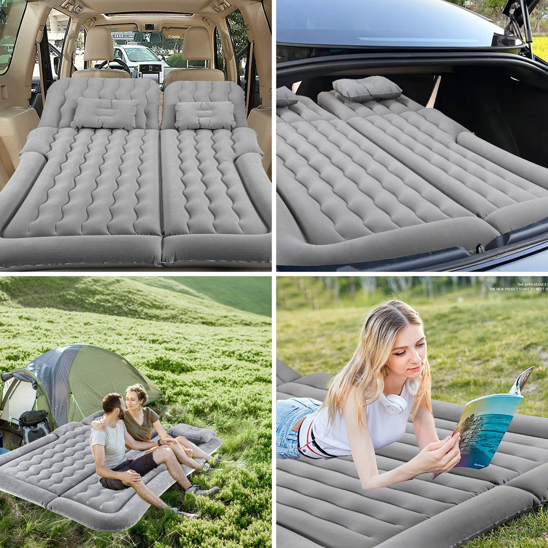 Air Bed Bil Luftmadrass med Pute | Skanto