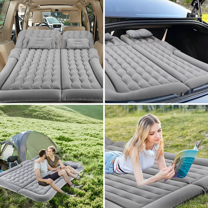Air Bed Bil Luftmadrass med Pute | Skanto