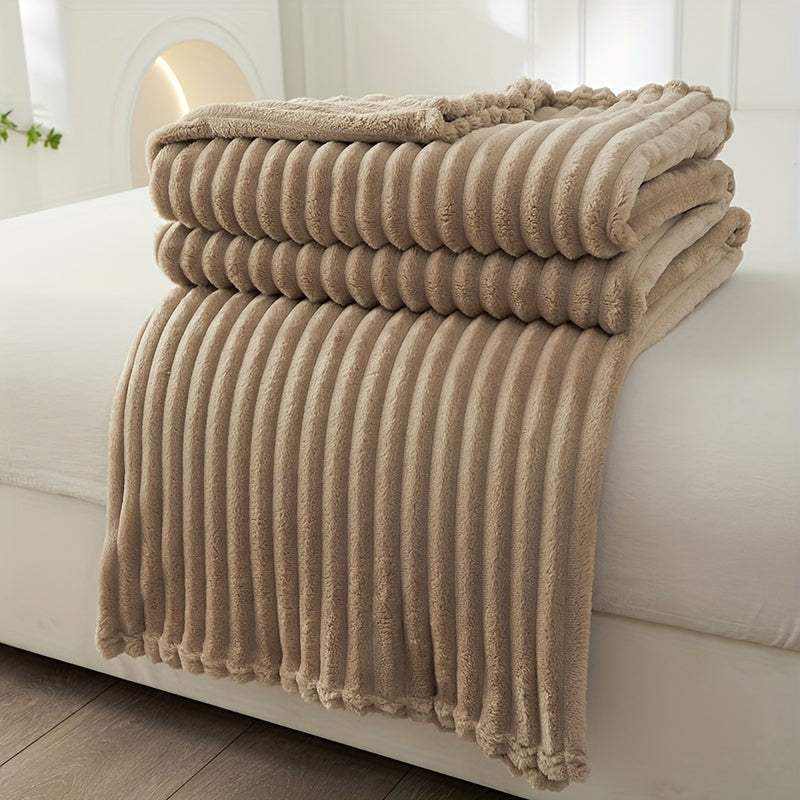 Skanto | Soft Plush Blanket with Rib Pattern
