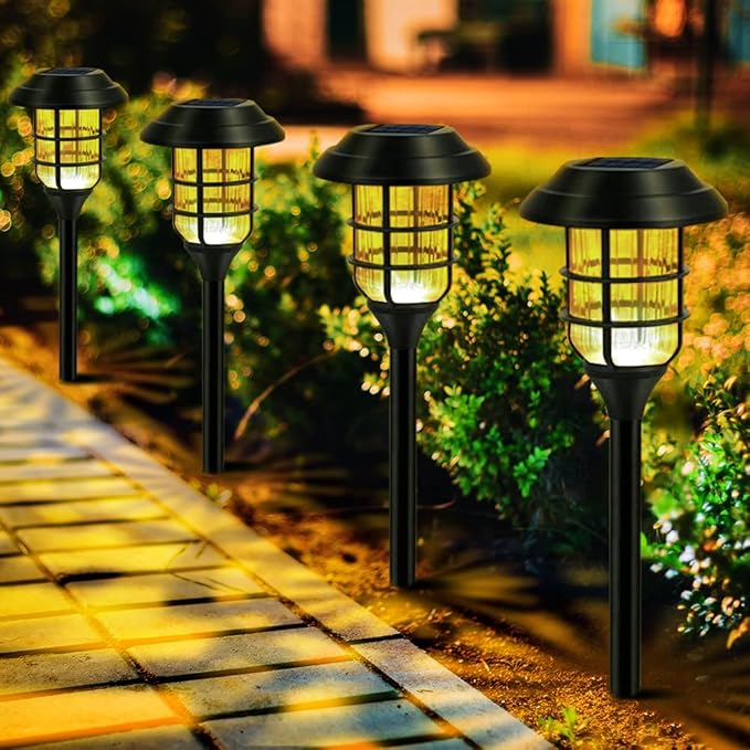 Premium Solar Torch Garden Lights - Set of 6 | Skanto
