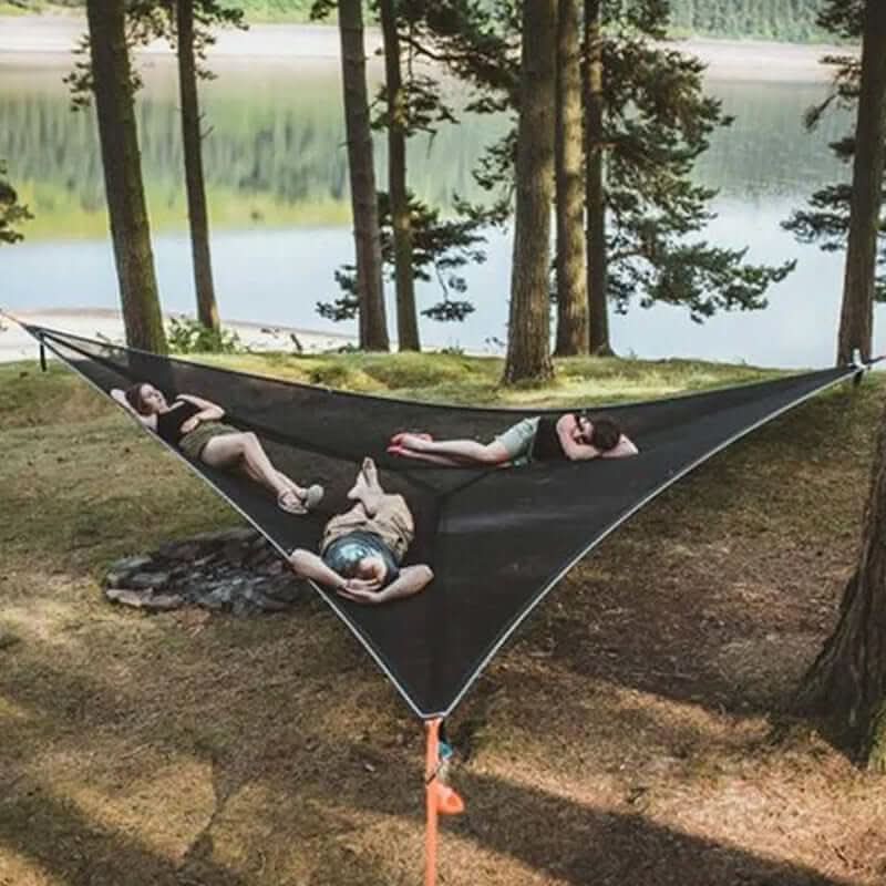 Skanto | Multi-Person Camping Hengekøye med 3-Punkts Anker System