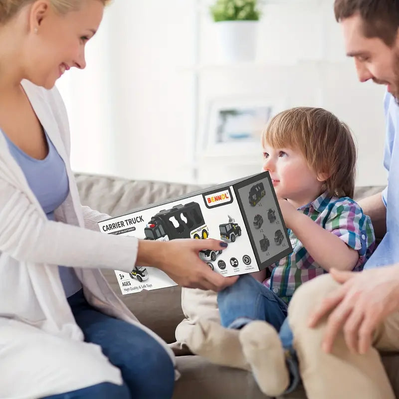 Norvo | RescueForce Truck | La ditt småbarn oppleve heroiske redningsoppdrag - Politibil leketøy med friksjonsteknologi