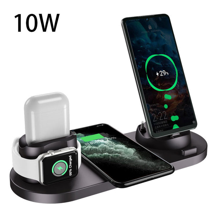 6-i-1 Hurtigladestasjon for iPhone og Uhr | Skanto
