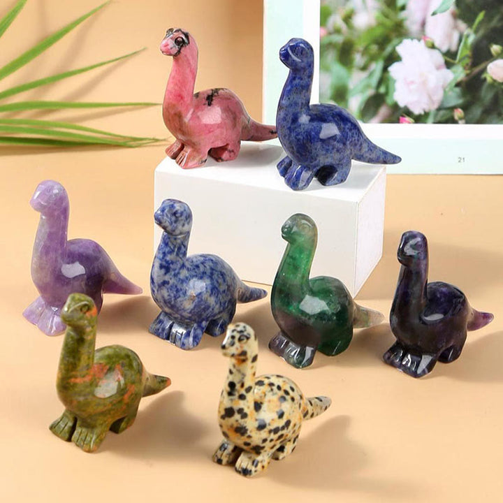 Skanto | Frendorf 2.5 Tommers Krystall Dinosaur Hjemmedekorasjon Edelsteinsdekor