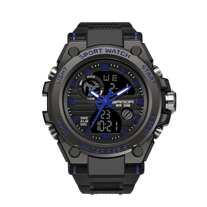 Skanto | Sporty Dual-Display Mode Multifunctional Waterproof Luminous Men's Wristwatch