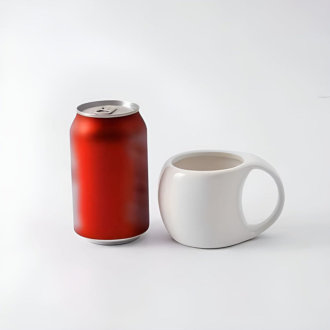 Keramisk Kaffe Krus Sett med Tallerken & Stativ – Stilig og Dekorativ | Perfekt for Kafé og Hjem | Skanto