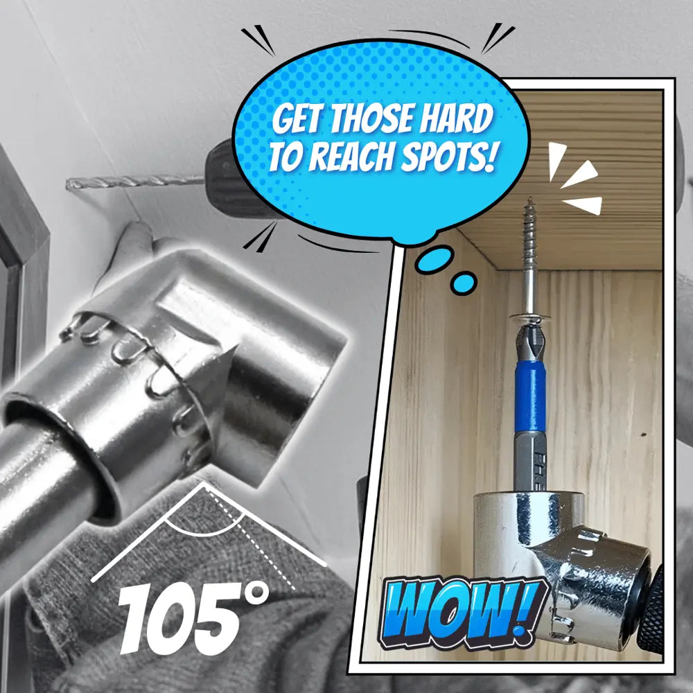 105° vinkelboradapter med magnetisk håndtaksett