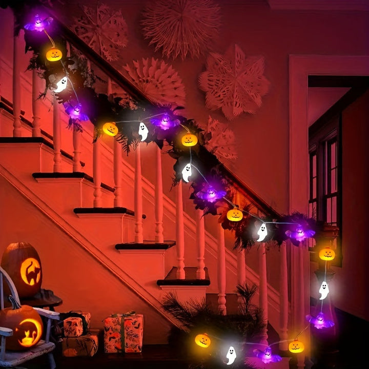 Skanto | Halloween Lys Batteridrevet Gresskar Lyskede