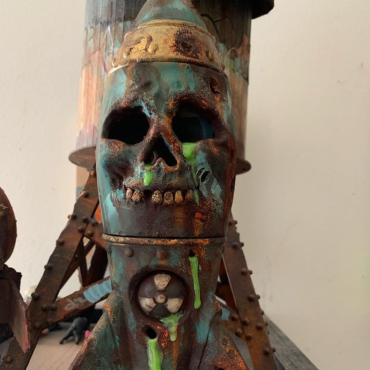 Skanto | The Skull Bomb - Lite Kjernekraft Hodeplagg Dekor