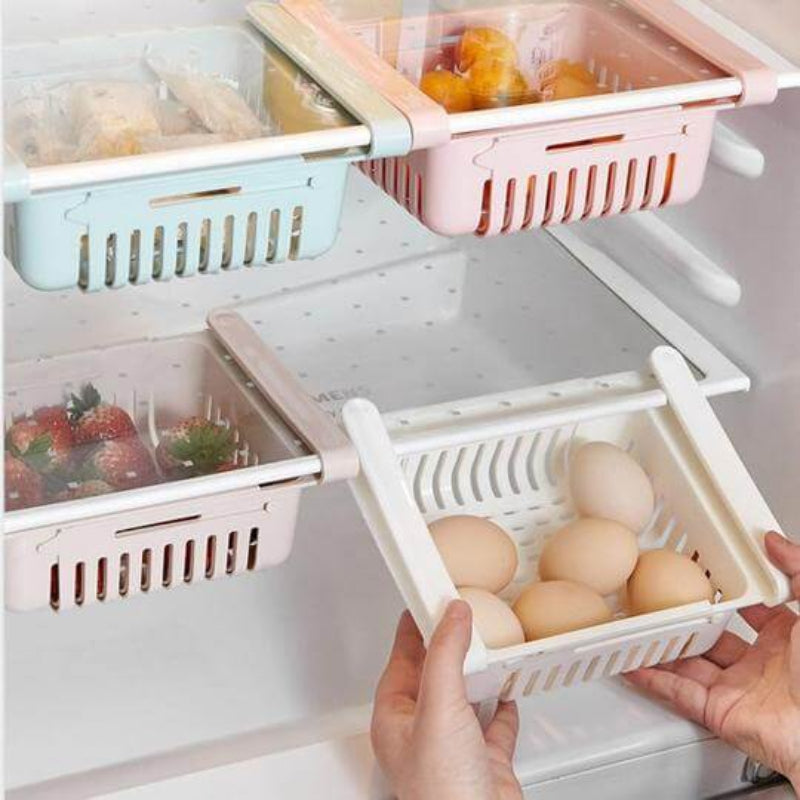 FridgeMaster Pro — Endelig orden og mer plass for favorittmaten din i kjøleskapet! (2 stk) | Skanto
