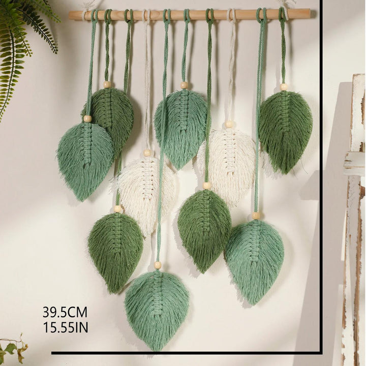 Skanto | Boho Makramee Blad Tapisseri