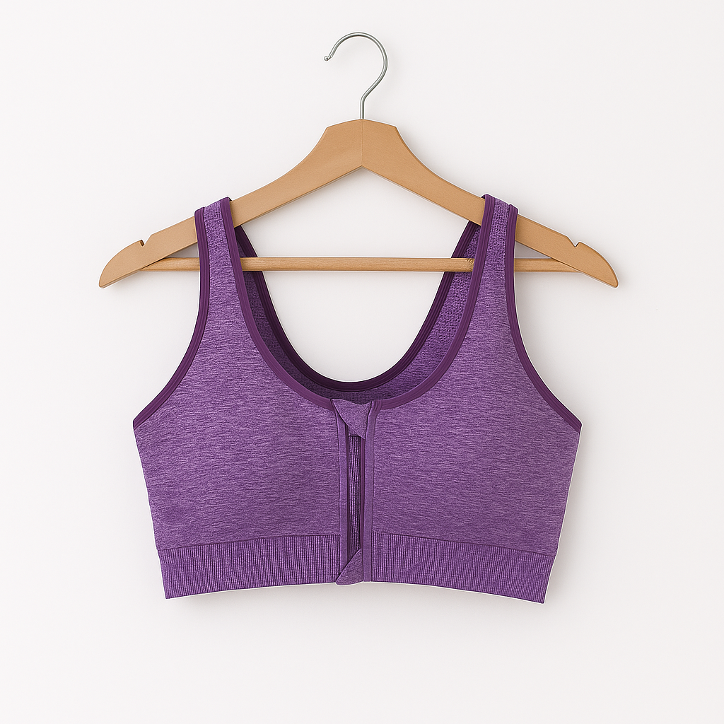 Norvo | Kvinne Sport BH med Front Glidelås Pustende