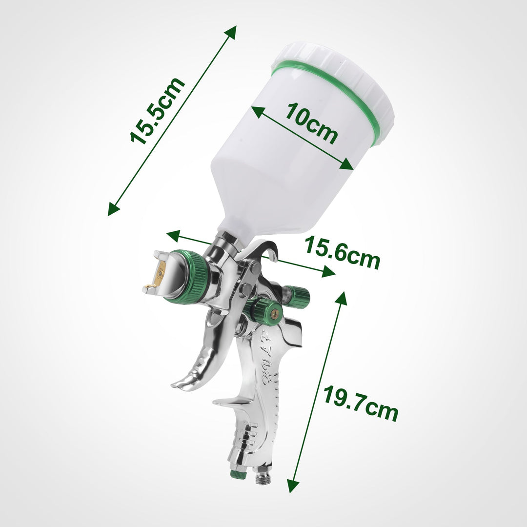 HVLP Spray Gun Spray Gun Set med rustfritt stål dyse | Skanto