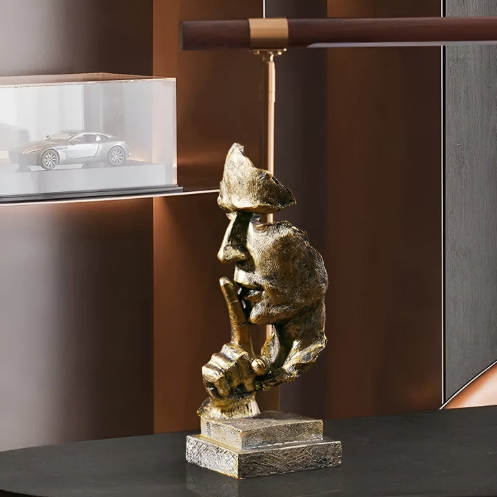Abstract Thinker Skulptur – Moderne Deco Figur laget av Harpiks | Perfekt for Stue & Kontor | Skanto