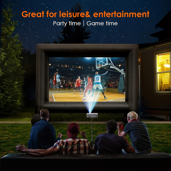 Skanto | Ultra-Lys Mini Prosjektor 3000 Lumen – Bærbar, HDTV & USB, Ideell for Hjemmekino & Utendørs!