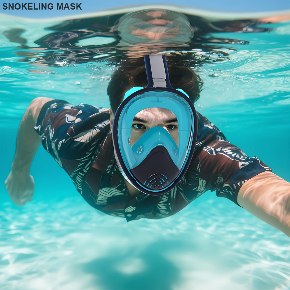 Full-face snorkelmaske med 180° synlighet | Skanto