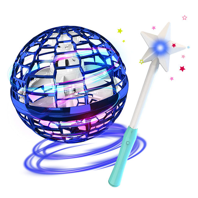 Norvo | Flynova Pro Flyball Spinner Leke Håndkontrollert Drone Helikopter 360 Graders Roterende Mini UFO med Lys Barnegaver