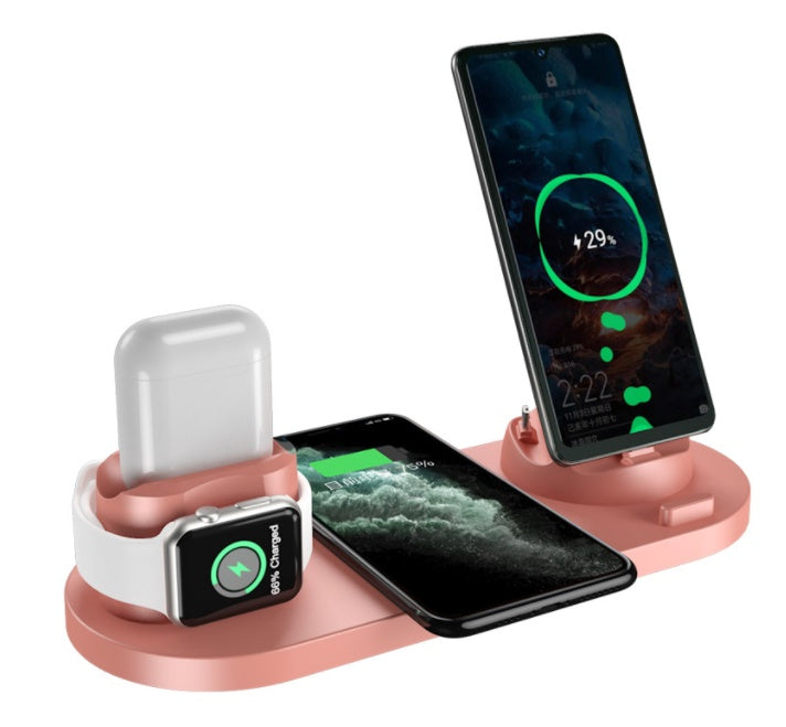 6-i-1 Hurtigladestasjon for iPhone og Uhr | Skanto
