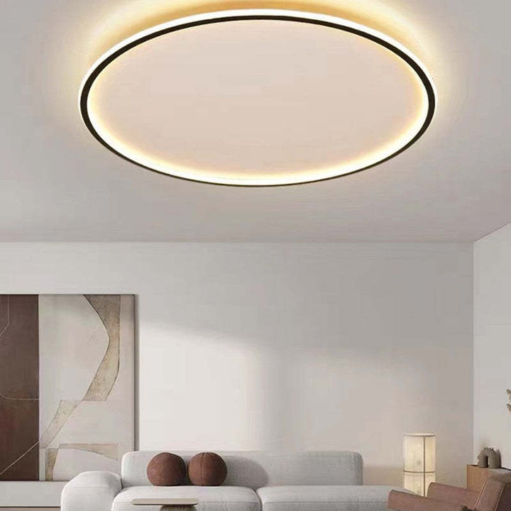 LunaNova – Moderne LED-taklampe i metall/akryl for stue og soverom, ack/Hvit design