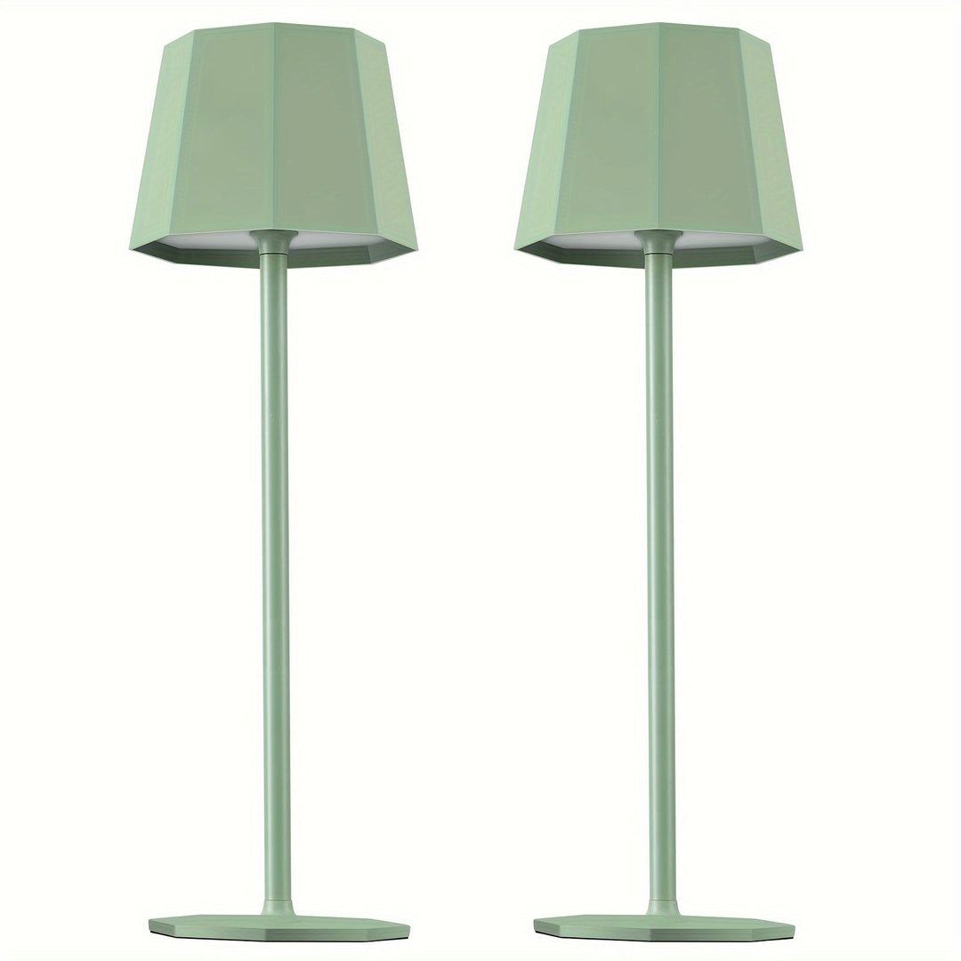 DuoGlow | Batteridrevet 2-delt sett Trådløs bordlampe Skanto