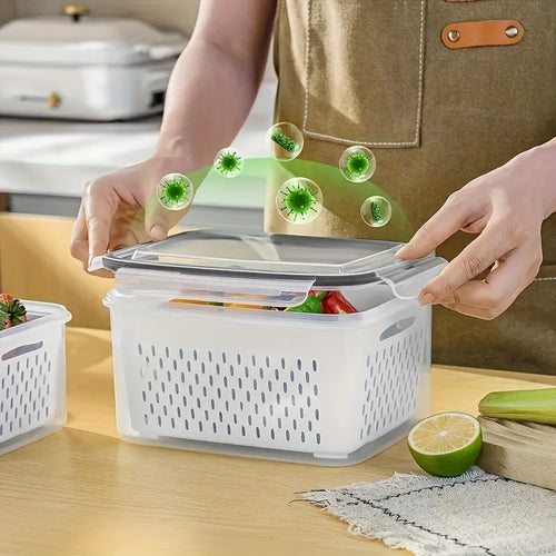 EcoSafe - Gjenbrukbare Matbeholder Sett med 4 Skanto