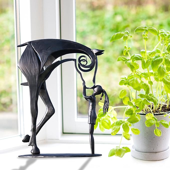 Skanto | Moderne Metall Hest Statue