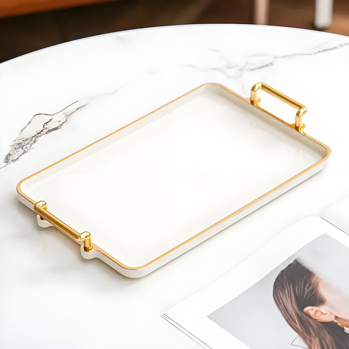 Elegant Luxury Storage Tray for Organizing Home Essentials | Skanto
