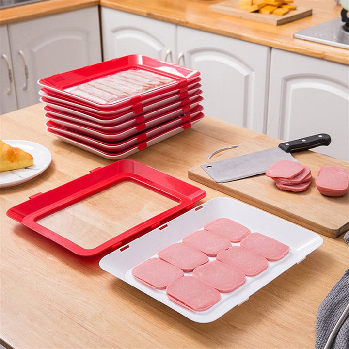 6pk Kreativ Vakuum Matbevaringsbrett Oppbevaringsorganisator | Skanto