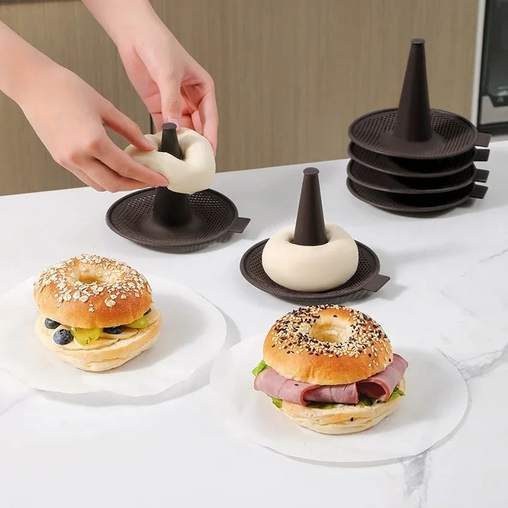 6pcs Kjøkken Silikon Kjegle Bake Deigformer Doughnut Kakeformer | Skanto