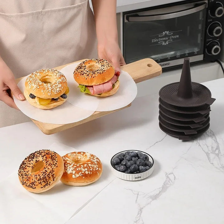 6pcs Kjøkken Silikon Kjegle Bake Deigformer Doughnut Kakeformer | Skanto