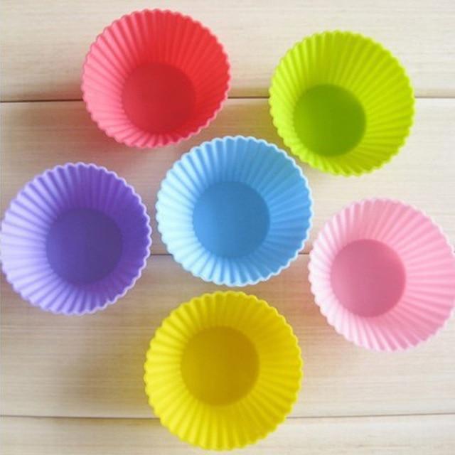 6stk Muffin Kake Gjenbrukbare Silikone Bakeformer | Skanto