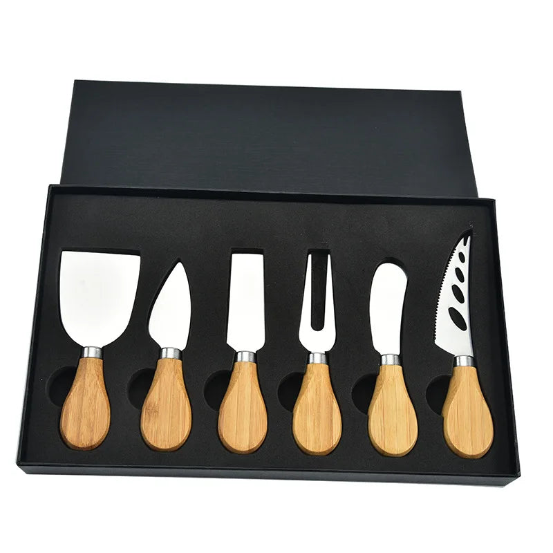 6stk Stålosterkniver for Charcuterie-boards og Bestikk | Skanto