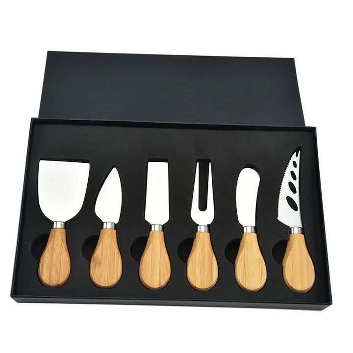 6stk Stålosterkniver for Charcuterie-boards og Bestikk | Skanto