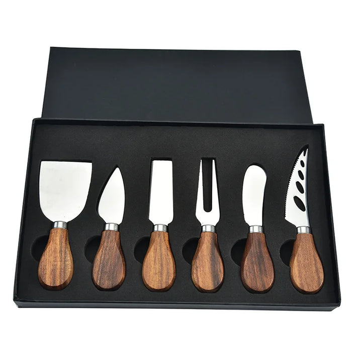 6stk Stålosterkniver for Charcuterie-boards og Bestikk | Skanto