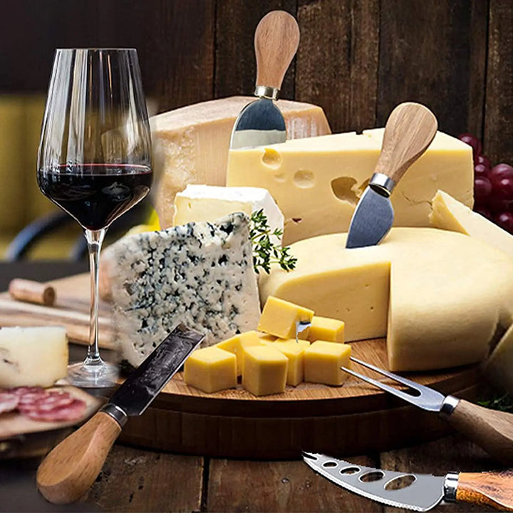 6stk Stålosterkniver for Charcuterie-boards og Bestikk | Skanto
