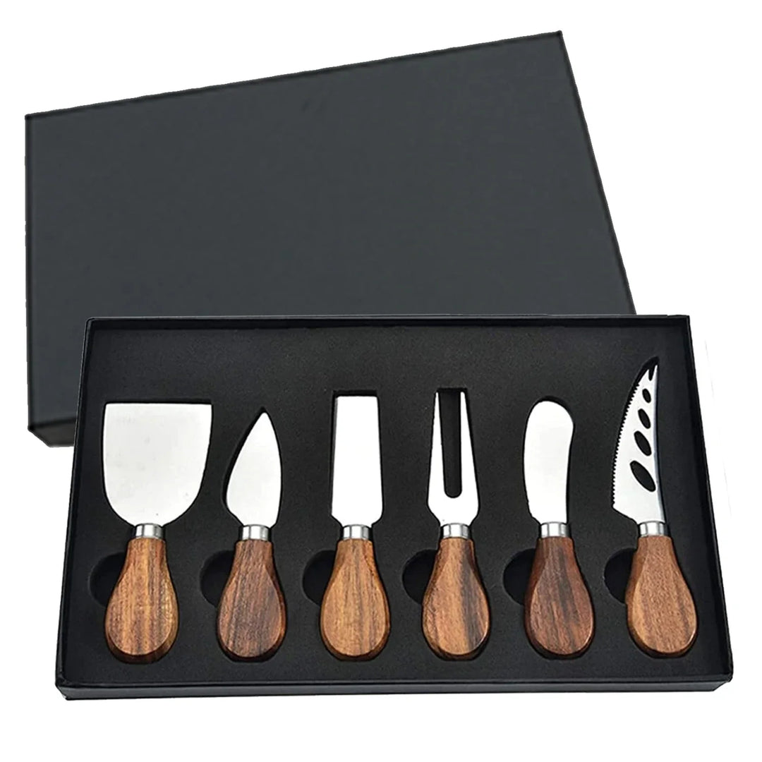 6stk Stålosterkniver for Charcuterie-boards og Bestikk | Skanto