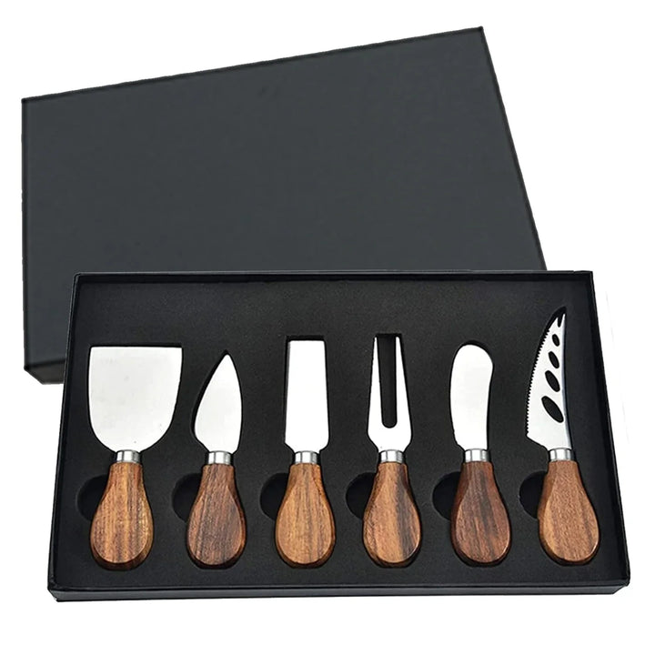 6stk Stålosterkniver for Charcuterie-boards og Bestikk | Skanto