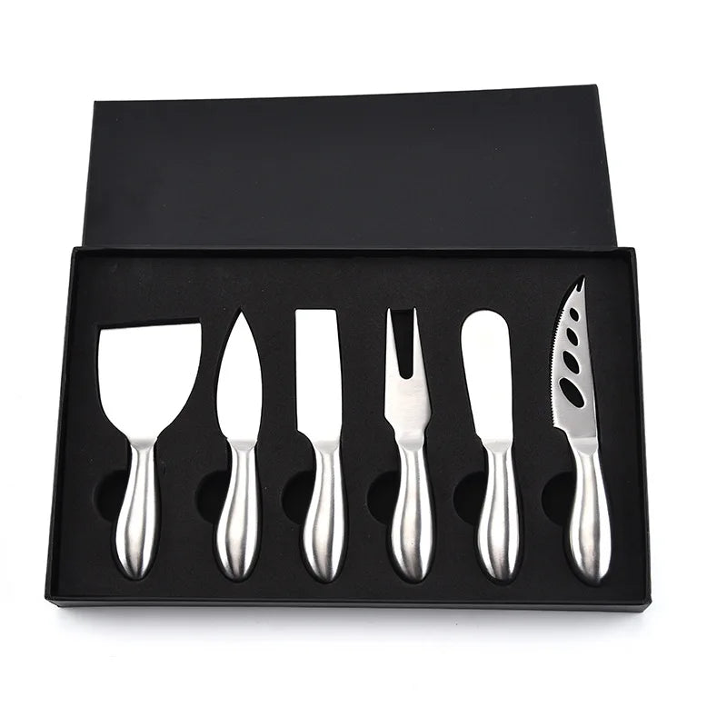 6stk Stålosterkniver for Charcuterie-boards og Bestikk | Skanto