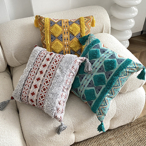 Boho fôret frynse kast puteomslag | Skanto