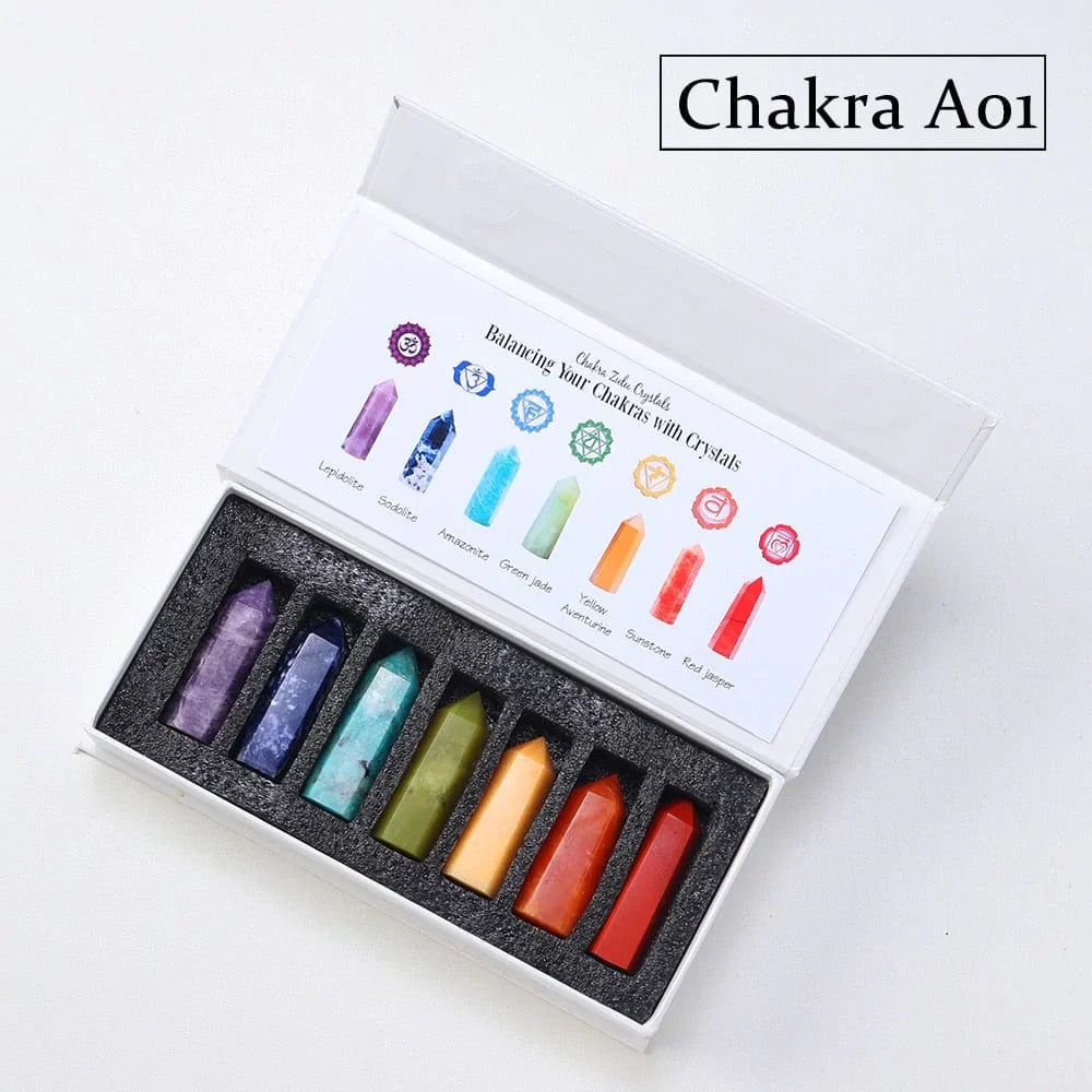 7 Chakra Steiner Sett Gave | Skanto
