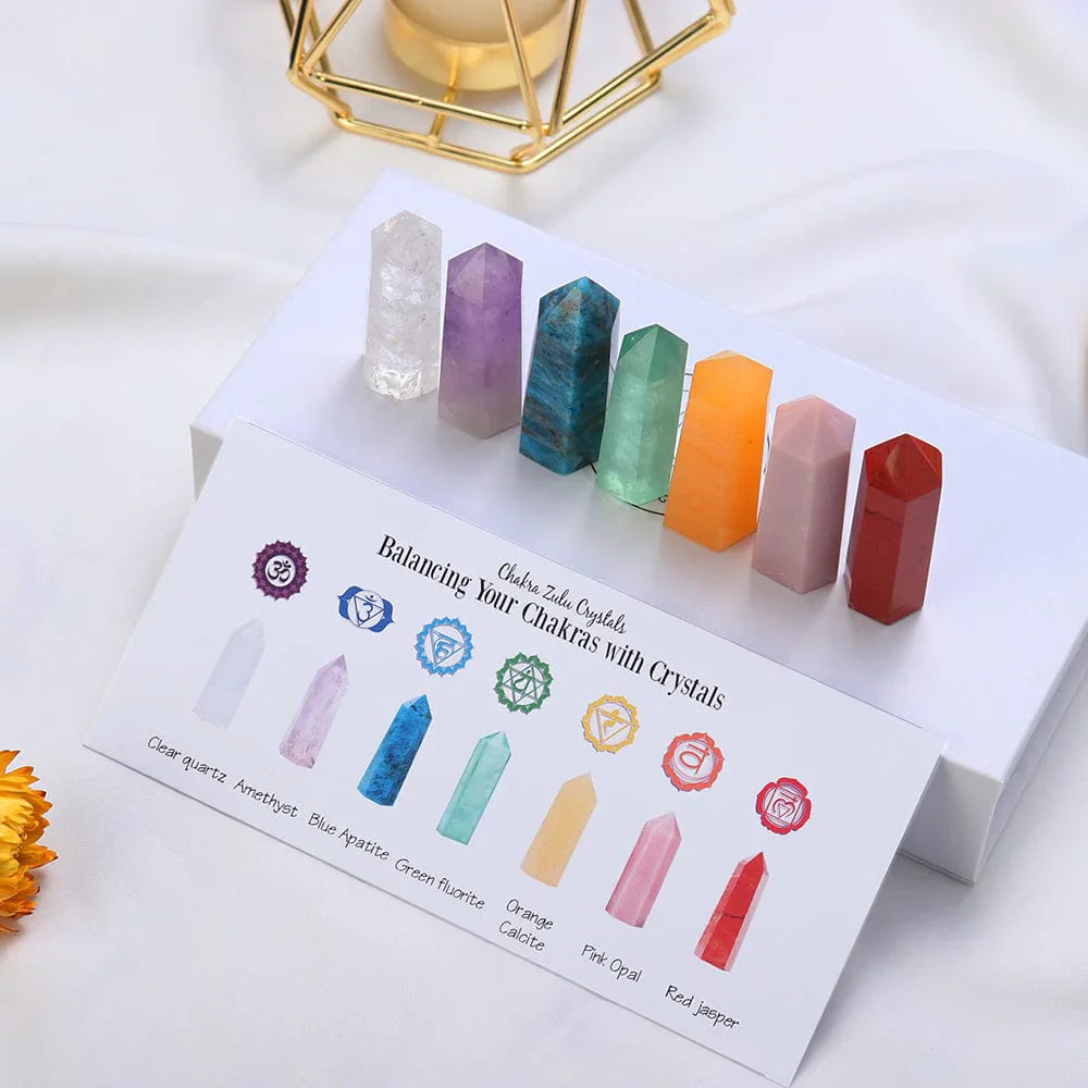 7 Chakra Steiner Sett Gave | Skanto
